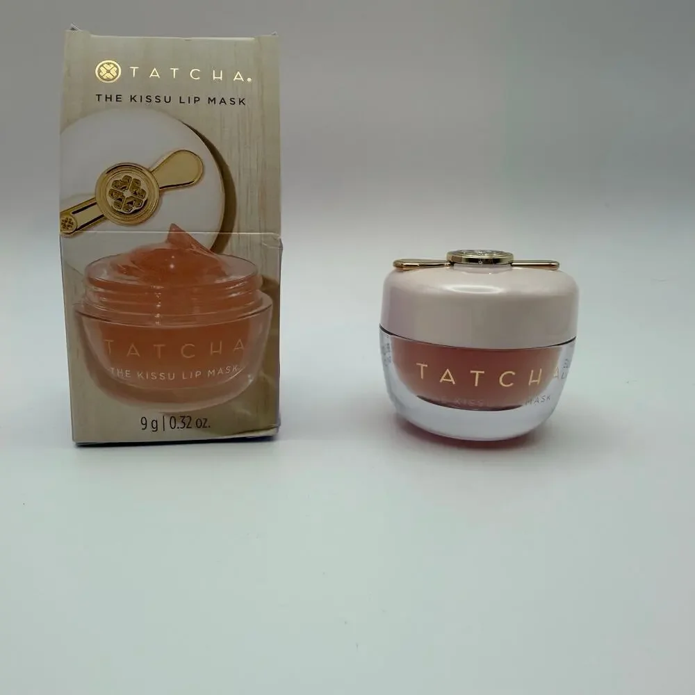 Tatcha 3-Piece Mini Skincare Bundle – Dewy Skin Cream x2 + Kissu Lip Mask NIB